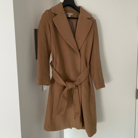 H&M Jackets & Blazers - H&M wool blend camel coat